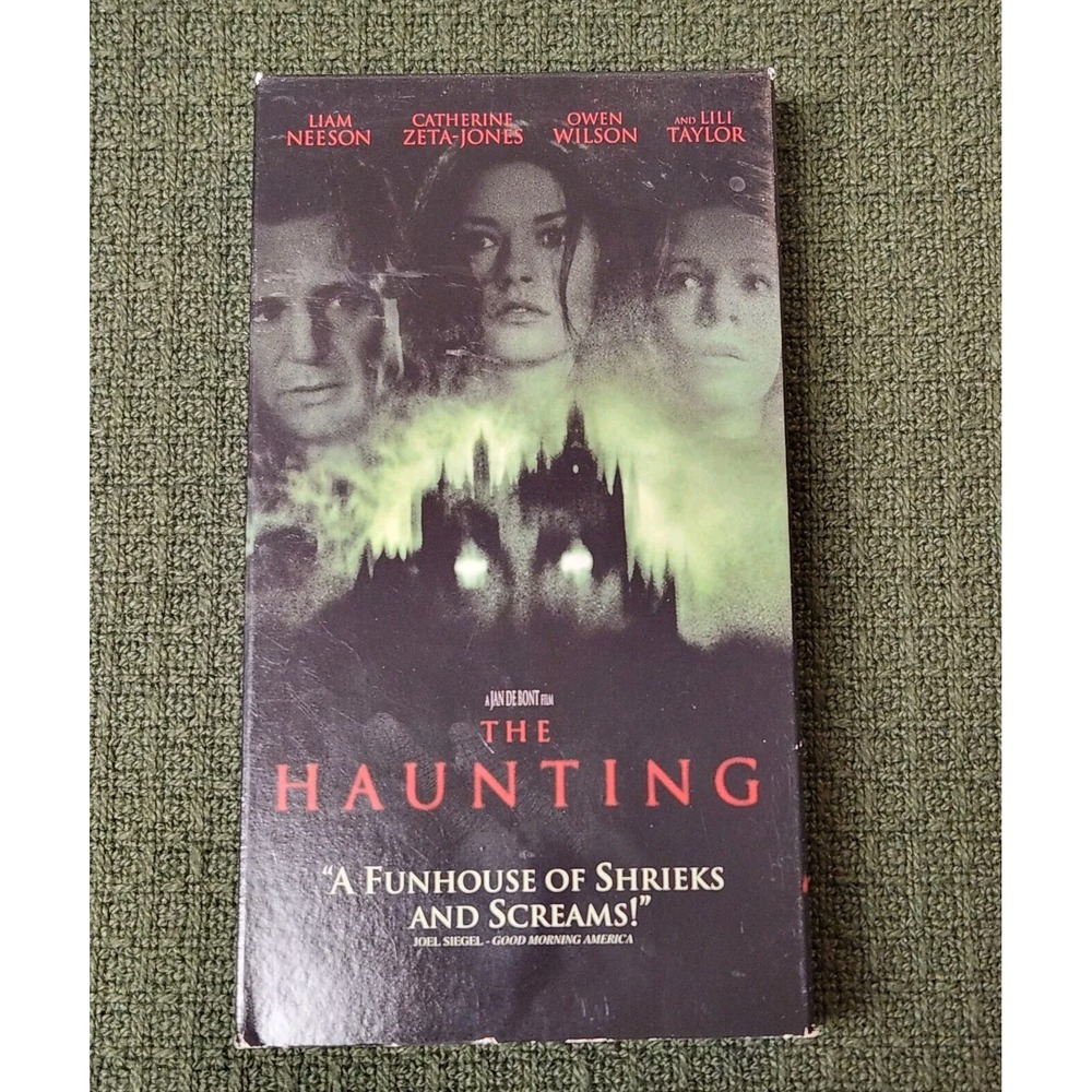 The Haunting VHS Liam Nelson Catherine Zeta-Jones  Horror Supernatural Thriller